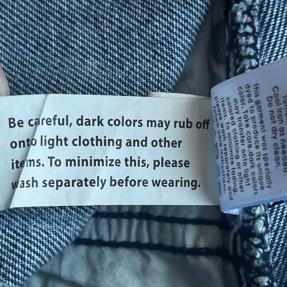 Pacsun Jean Skirt Womens Size 24 Blue Mini Striped - Picture 6 of 8